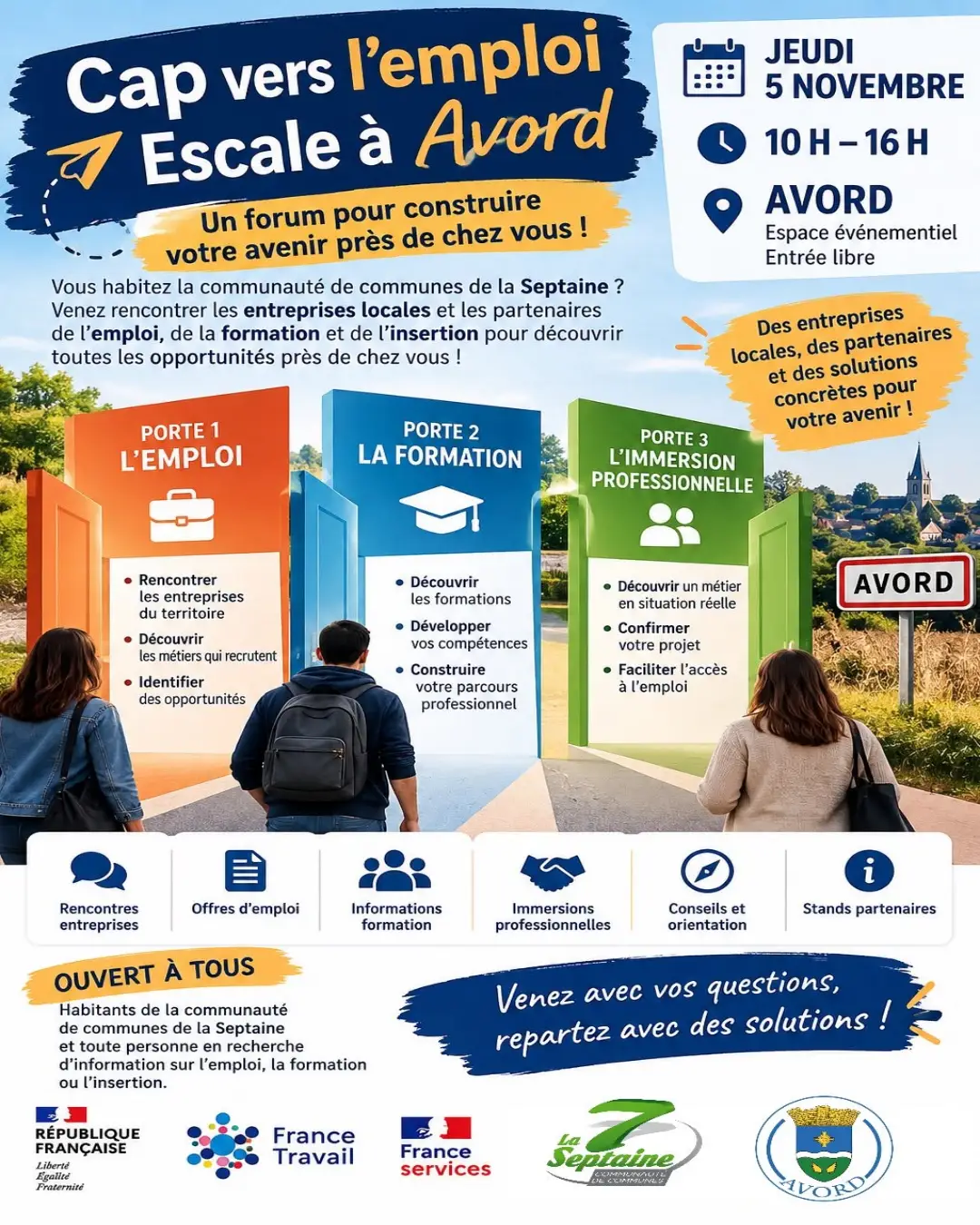 Cap vers l’emploi : escale à Avord